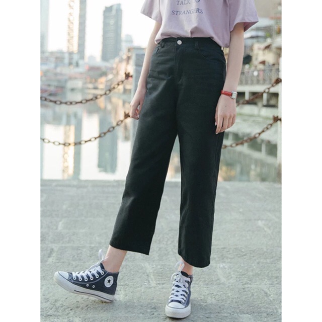 Quần kaki dáng lửng (order)