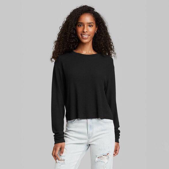 ÁO THUN LEN NỮ TAY DÀI