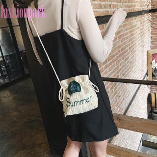 Túi Đeo Chéo Rơm Đan Thời Trang Nữ