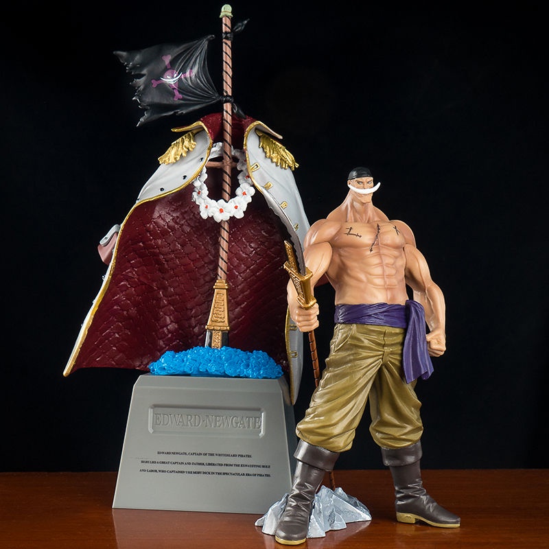 【Tại Chỗ】One Piece Bốn Hoàng Đế Râu Trắng Cũ Thiết Lập Để Làm Mô Hình Edward Newgate. Bia Mộ Món Quà Trang Trí Xung Quan