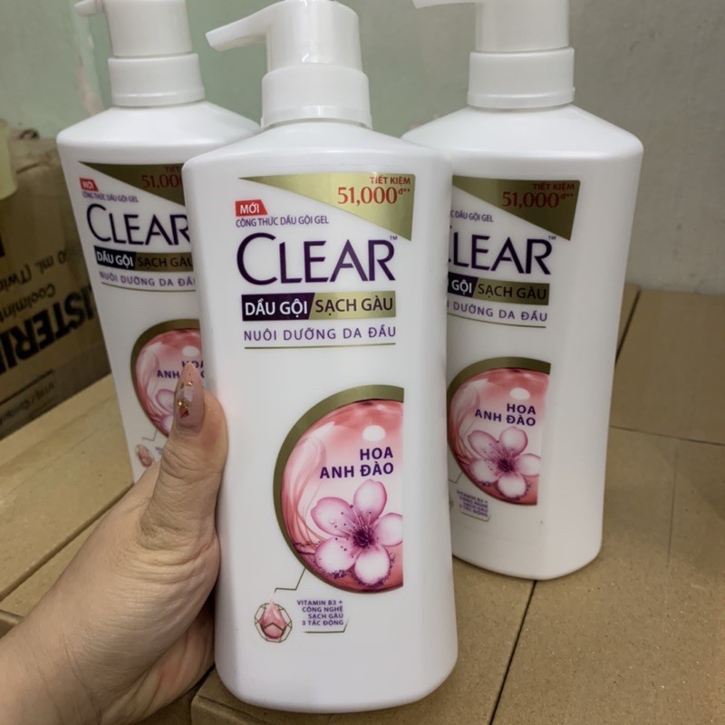 Dầu gội Clear hoa anh đào 630g