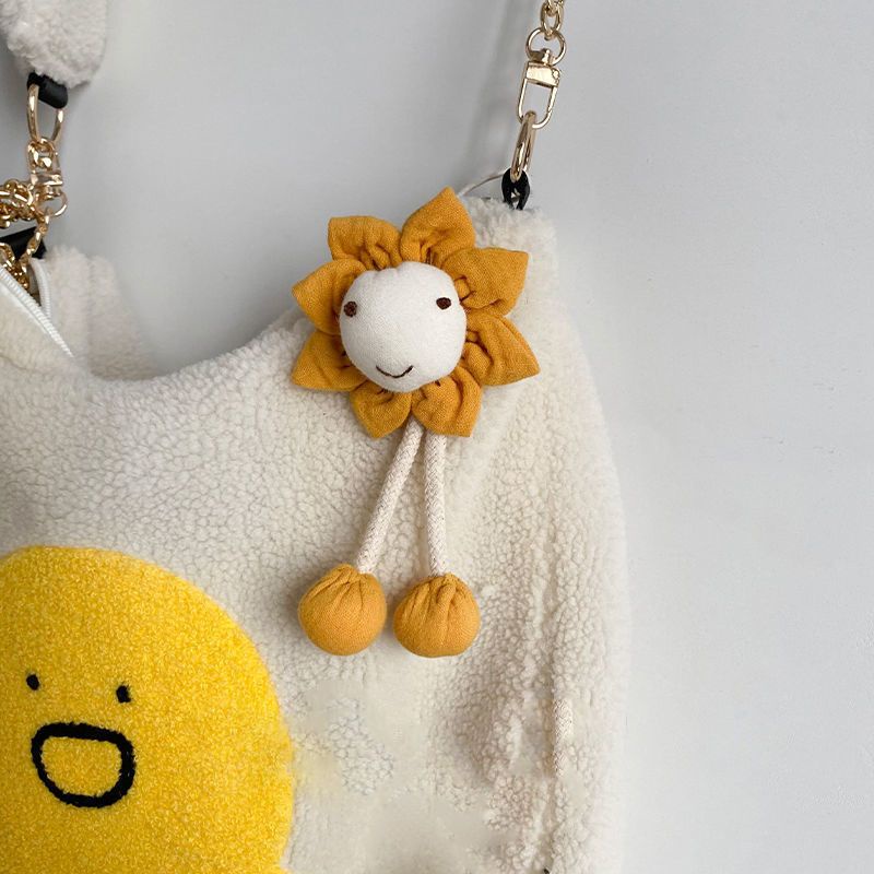 Trâm Cài Áo Hình Hoa Hướng Dương Bằng Vải Dễ Thương