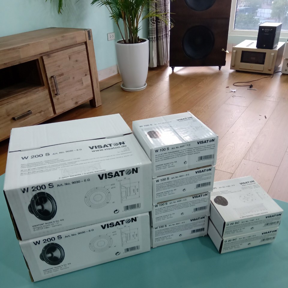 Củ loa bass rời 10cm Visaton W 100 S, giá bán theo cặp