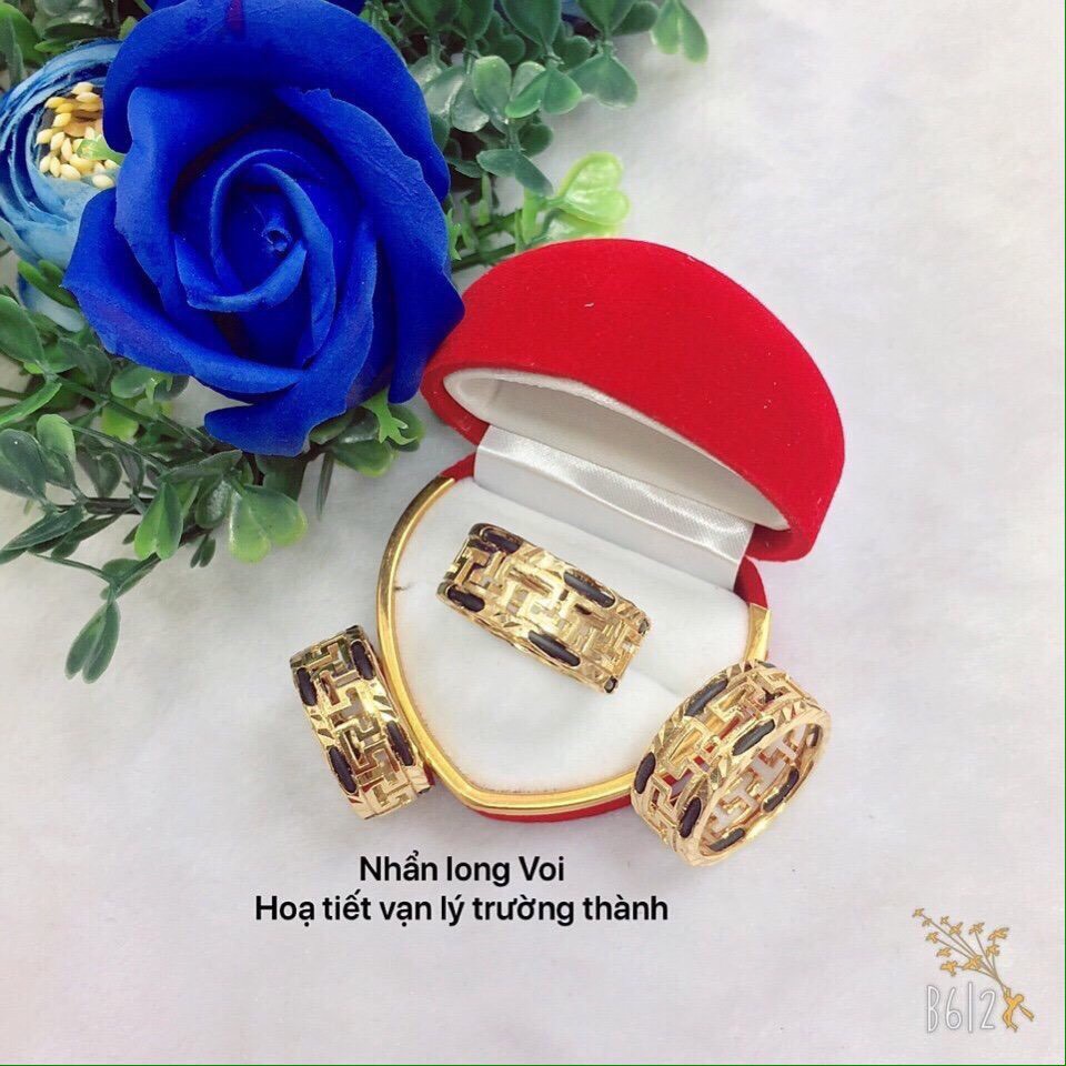 Nhẫn nam mạ vàng 24k mã 3087