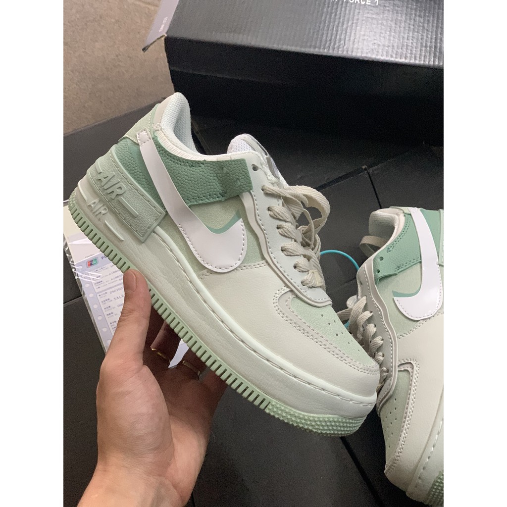 [Mã FAGREEN245 giảm tới 30K đơn 99K] (Ảnh thật + fullbox) Giày AF1 shadow xanh cốm | BigBuy360 - bigbuy360.vn