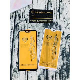 Kính cường lực 6d huawei nova 3e kính full màn 6d cao cấp