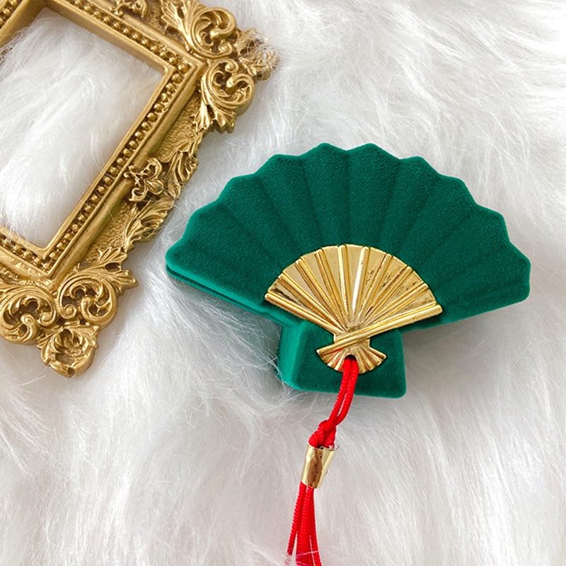 Hộp Đựng Trang Sức Hình Quạt Sáng Tạo