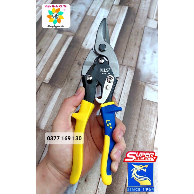 Kéo Cắt Tôn Cắt Sắt Cắt Xương Thạch Cao Mỏ Thẳng 10inch LS+