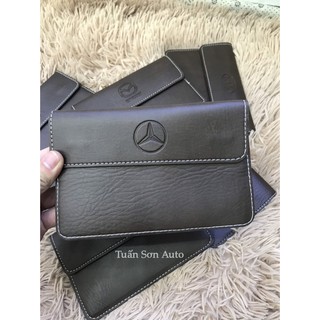 Ví da đựng đăng kiểm, giấy tờ xe ô tô - Có logo các dòng xe