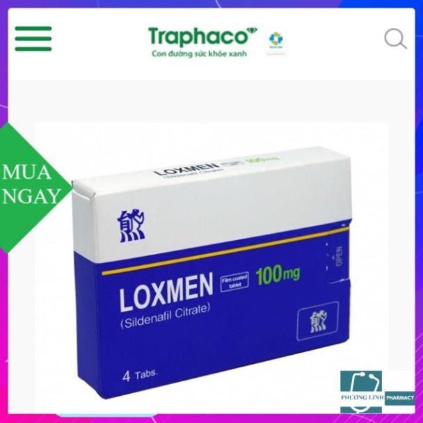 Tăng cường sinh lý Loxmen 100mg Hàn Quốc - Loxmen Traphaco