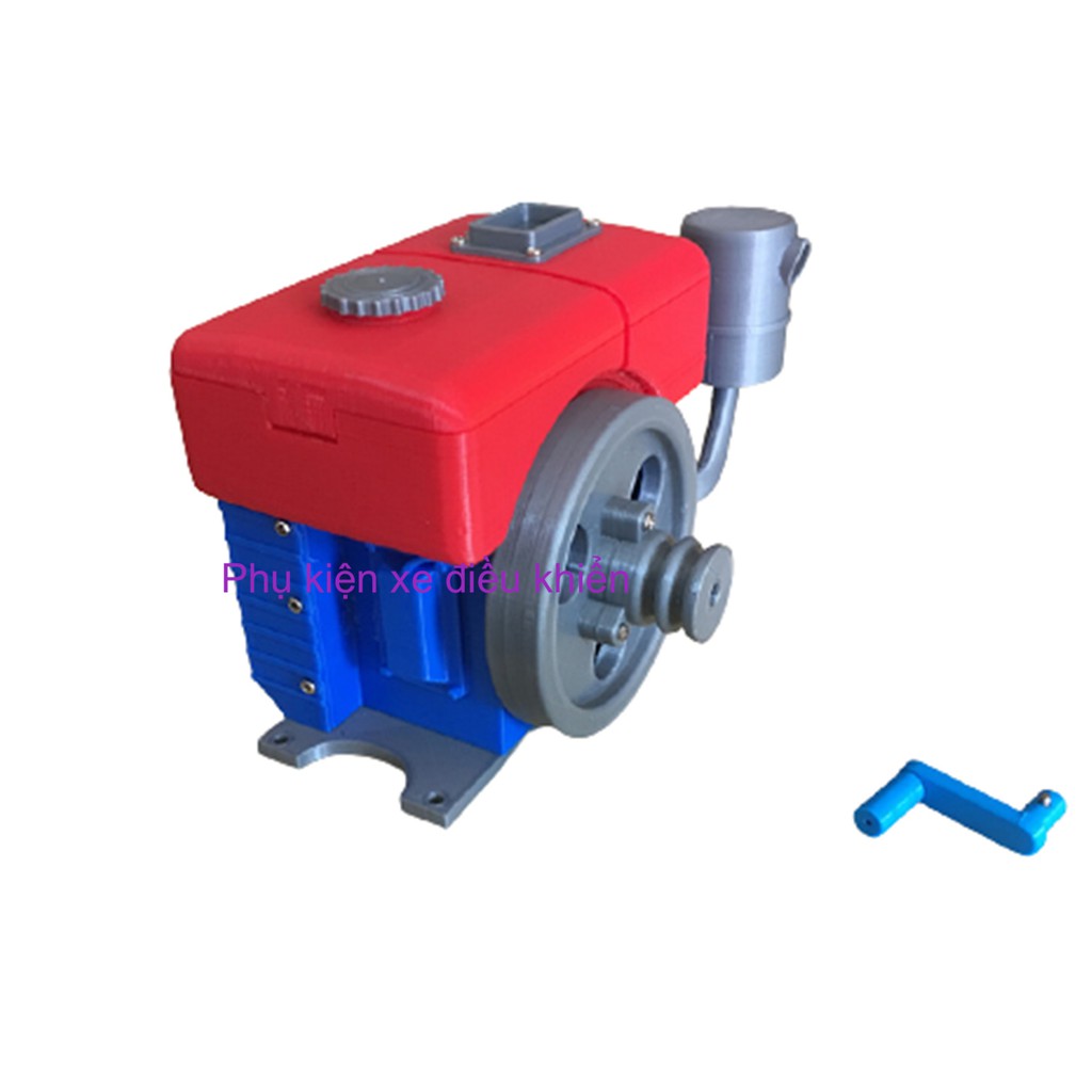 Mô hình Máy nổ - Động cơ Diesel - Mô hình động cơ đốt trong chạy bằng pin