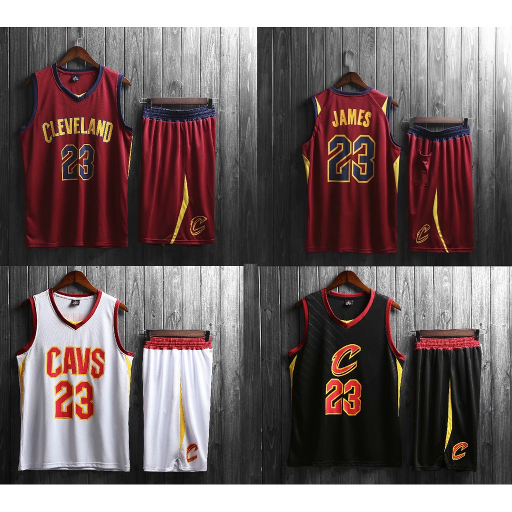 Bộ Đồ Thể Thao Bóng Rổ NBA Cleveland Cavaliers 23 LeBron James Thời Trang Mùa Hè Dành Cho Nam