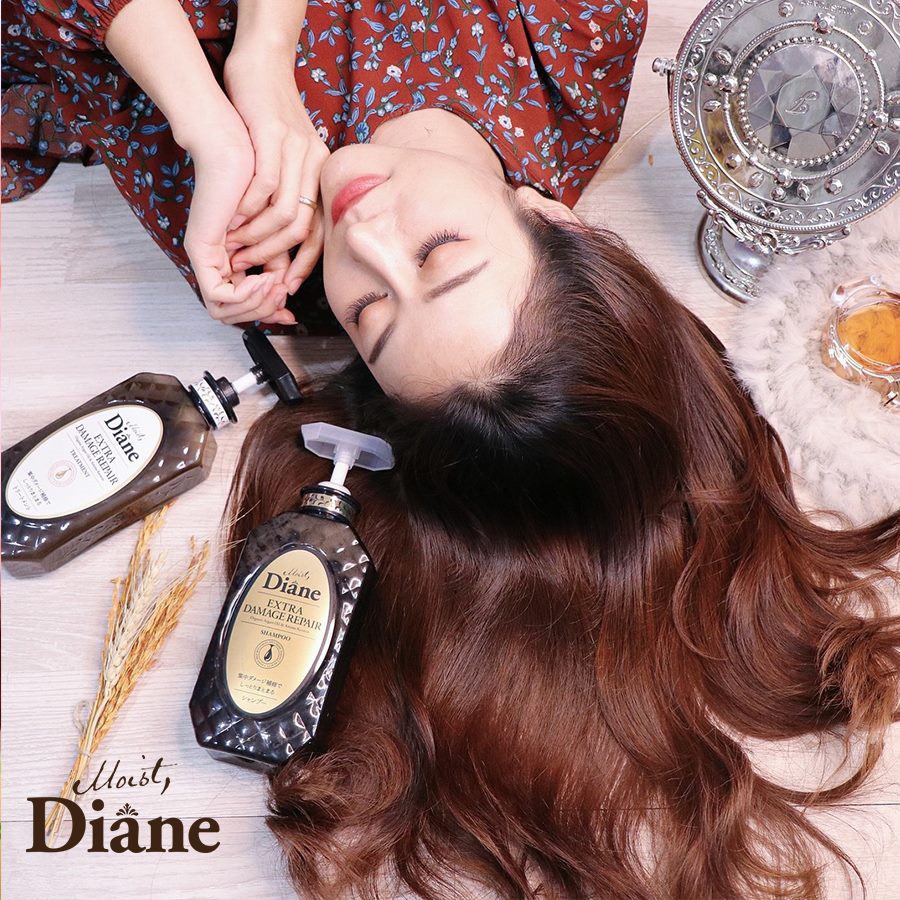 Cặp Gội Xả Phục Hồi Tóc Hư Tổn Nặng Moist Diane Extra Damage Repair 450mlx2 | BigBuy360 - bigbuy360.vn
