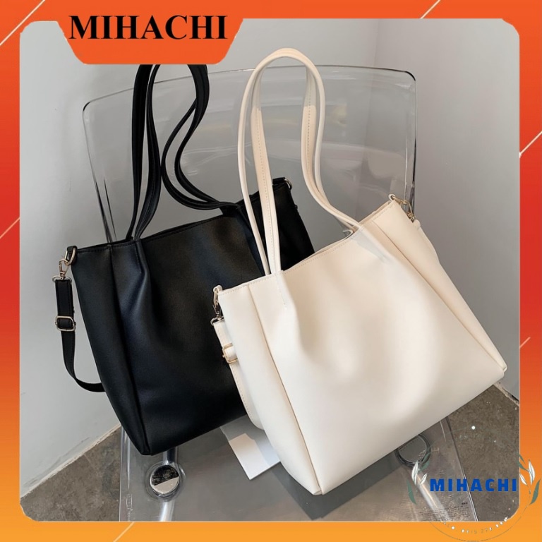 Túi tote da công sở size to đeo chéo cao cấp thời trang du lịch phong cách mihachi - TDC098