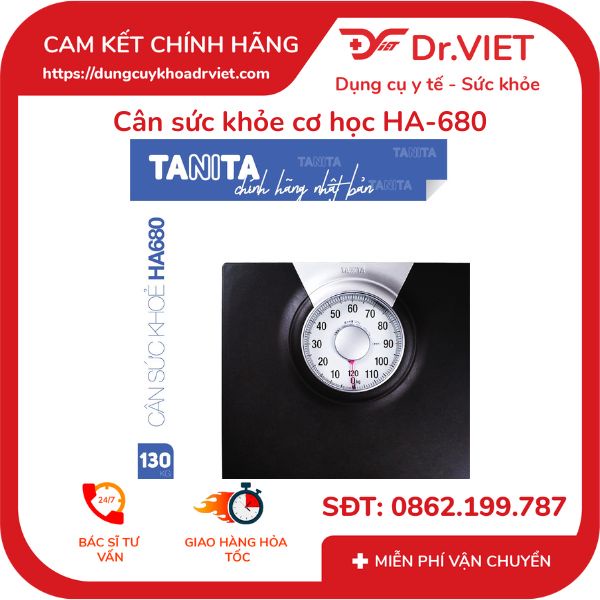 CÂN SỨC KHỎE CƠ HỌC HA-680 (HIỂN THỊ SỐ CÂN CHÍNH XÁC VỚI THIẾT KẾ ĐƠN GIẢN,SANG TRỌNG,HIỆN ĐẠI,NHIỀU MÀU SẮC) - DR VIET