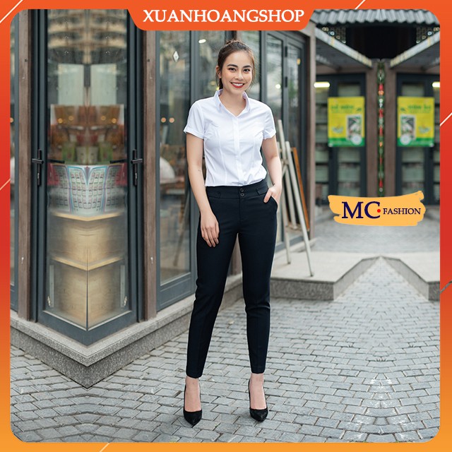 Áo Sơ Mi Trắng Nữ Công Sở Đẹp, Tay Ngắn Cộc Mc Fashion, Size Đủ, Chất Vải Mát, Co Giãn Nhẹ, Đẹp A0068, A635 | BigBuy360 - bigbuy360.vn
