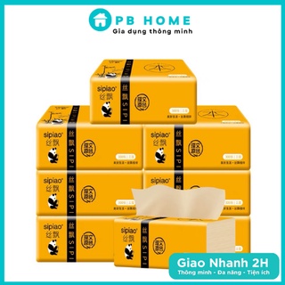 Bịch 10 Gói Giấy Ăn Gấu Trúc Sipiao