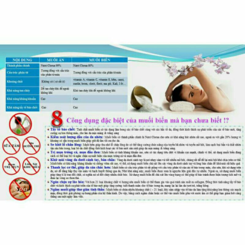 MUỐI TẮM TẨY DA CHẾT THÁI LAN BEAUTY NATURE