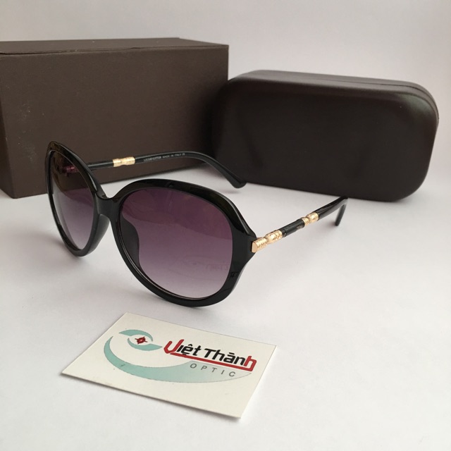 Kính chống nắng nữ form tròn full box như hình