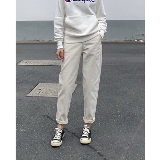 Quần kaki Baggy ống suông nam nữ Ulzzang unisex