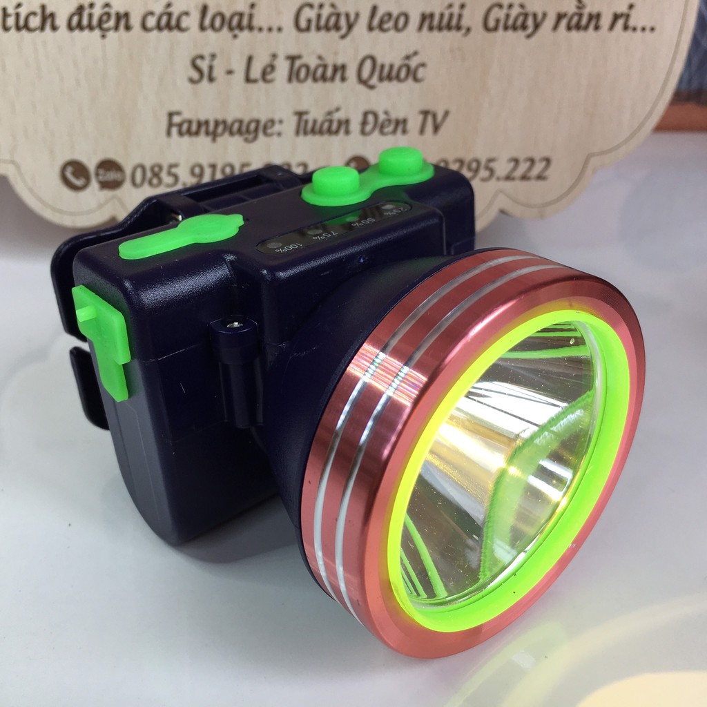 Đèn Đội Đầu Siêu Sáng SG 616 Hiển Thị % pin - Tích Hợp Cổng Sạc USB