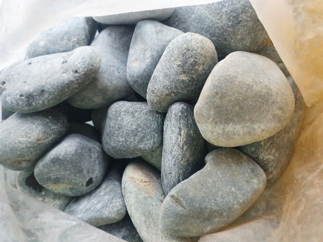 ĐÁ CỤI XANH TRANG TRÍ HỒ CÁ NON BỘ 1KG