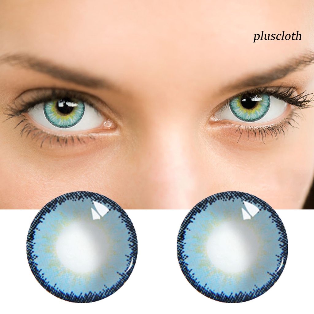 1 cặp kính áp tròng có viền che mắt thoải mái cho nữ - ảnh sản phẩm 2