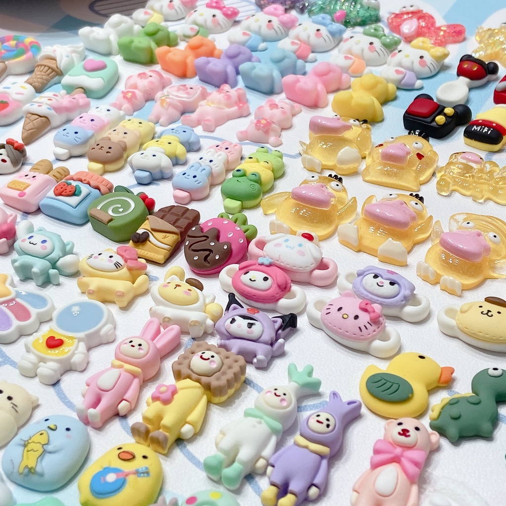 Sticker crocs Shoe Decoration for crocs đế caoSet 4 / 5 / 6 Móc Khóa Hình Giày Crocs Hoạt Hình Trang Trí DIY Thích Hợp Làm Quà Tặng Cho Bé