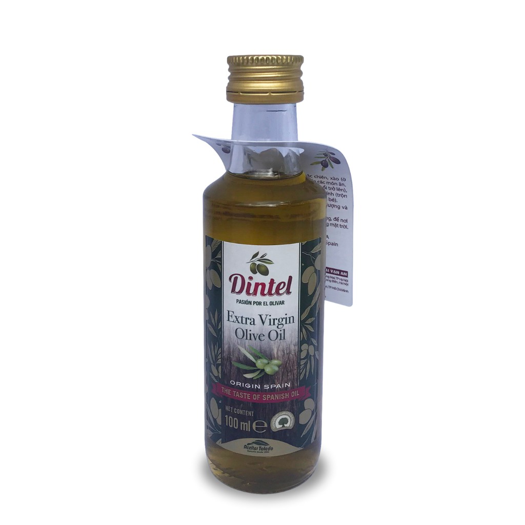 Dầu Olive Dintel Extra Virgin Nguyên Chất BURINE Dầu Ăn Dặm Hỗ Trợ Tăng Trưởng Và Phát Triển Trí Não Cho Bé 100ml