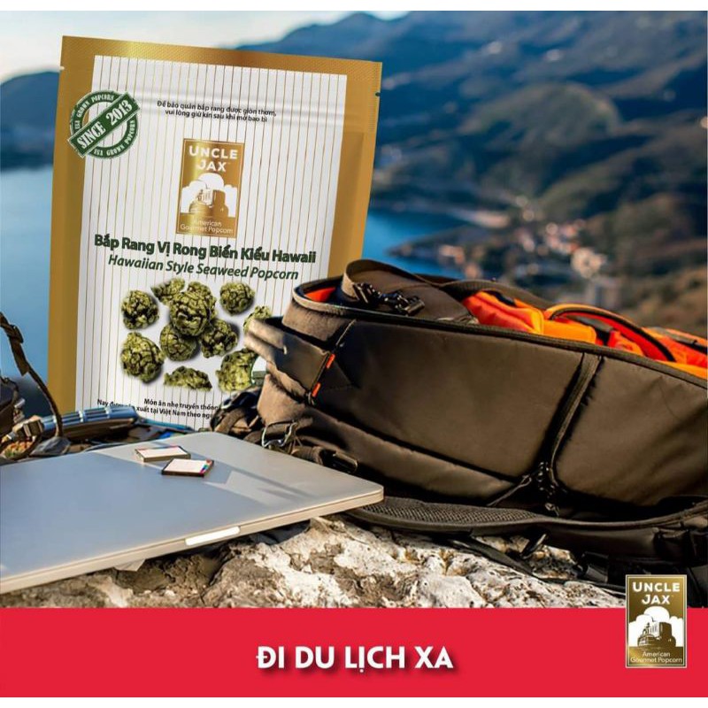 SALE SỐC COMBO 5 GÓI Uncle Jax Bắp rang vị rong biển Hawai