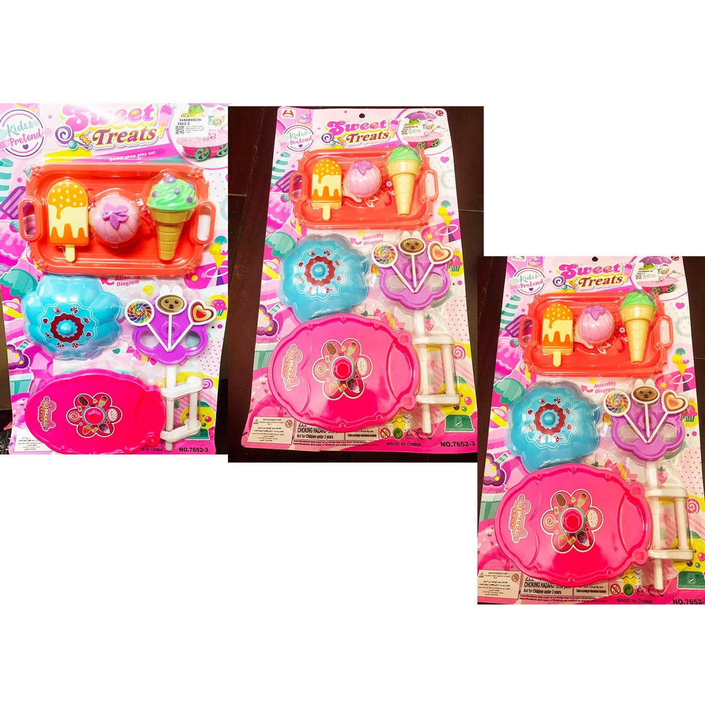 Đồ chơi xe đẩy bán kem và ngựa pony