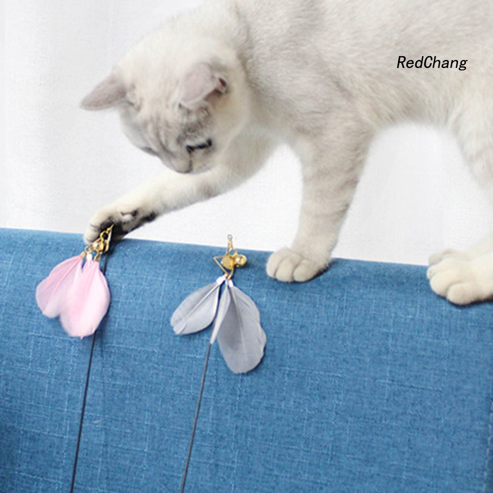 Gậy Đồ Chơi Gắn Lông Vũ Cho Mèo