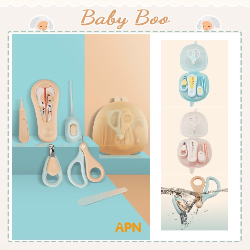 Bộ bấm móng tay cho bé , cắt móng tay cho bé sơ sinh an toàn Yunyin cao cấp 6 món [ babyboo]