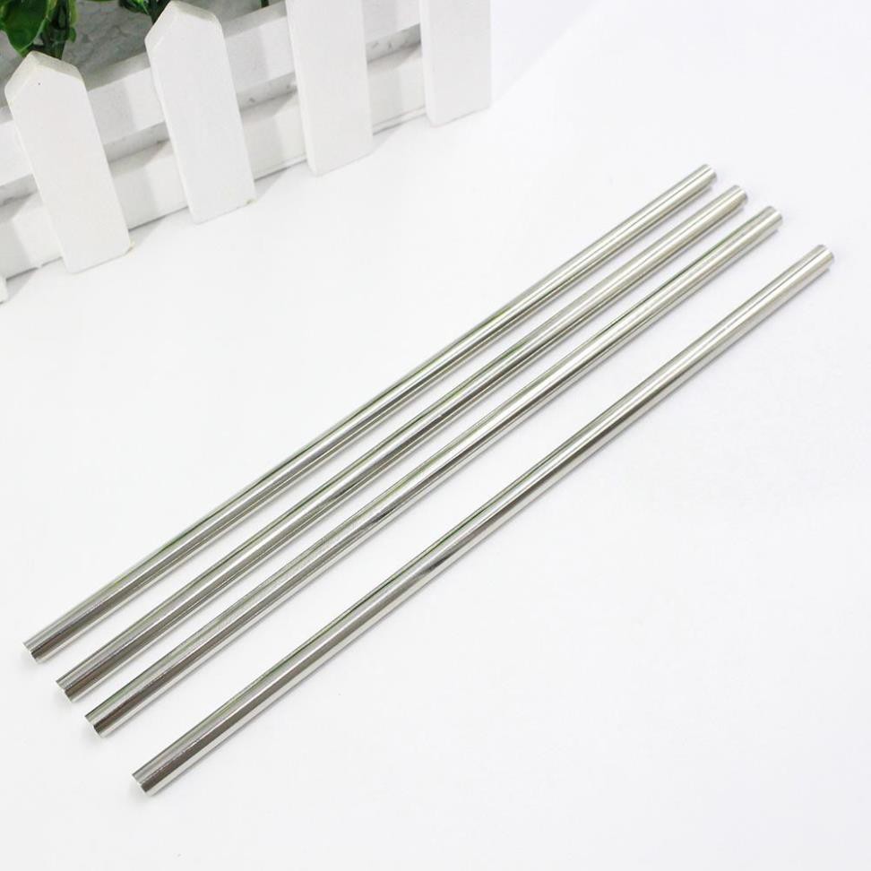 Bộ 2 ống hút bằng thép không gỉ kèm cọ làm sạch