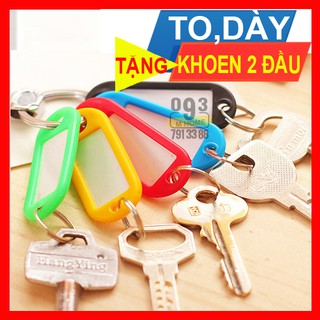 Combo 20 Móc Khóa, Thẻ Ghi chú chìa khóa