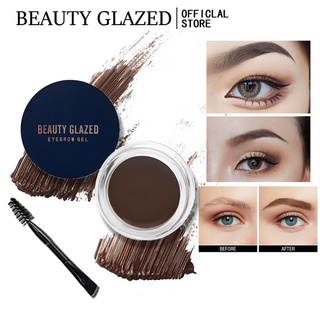 BEAUTY GLAZED Kem lông mày không thấm nước lâu trôi 5 màu có sẵn