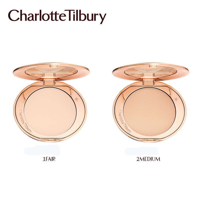 CHARLOTTE TILBURY Phấn Phủ Dạng Bột Charlotte Che Khuyết Điểm Kiềm Dầu Lâu Trôi Chống Nước 8g