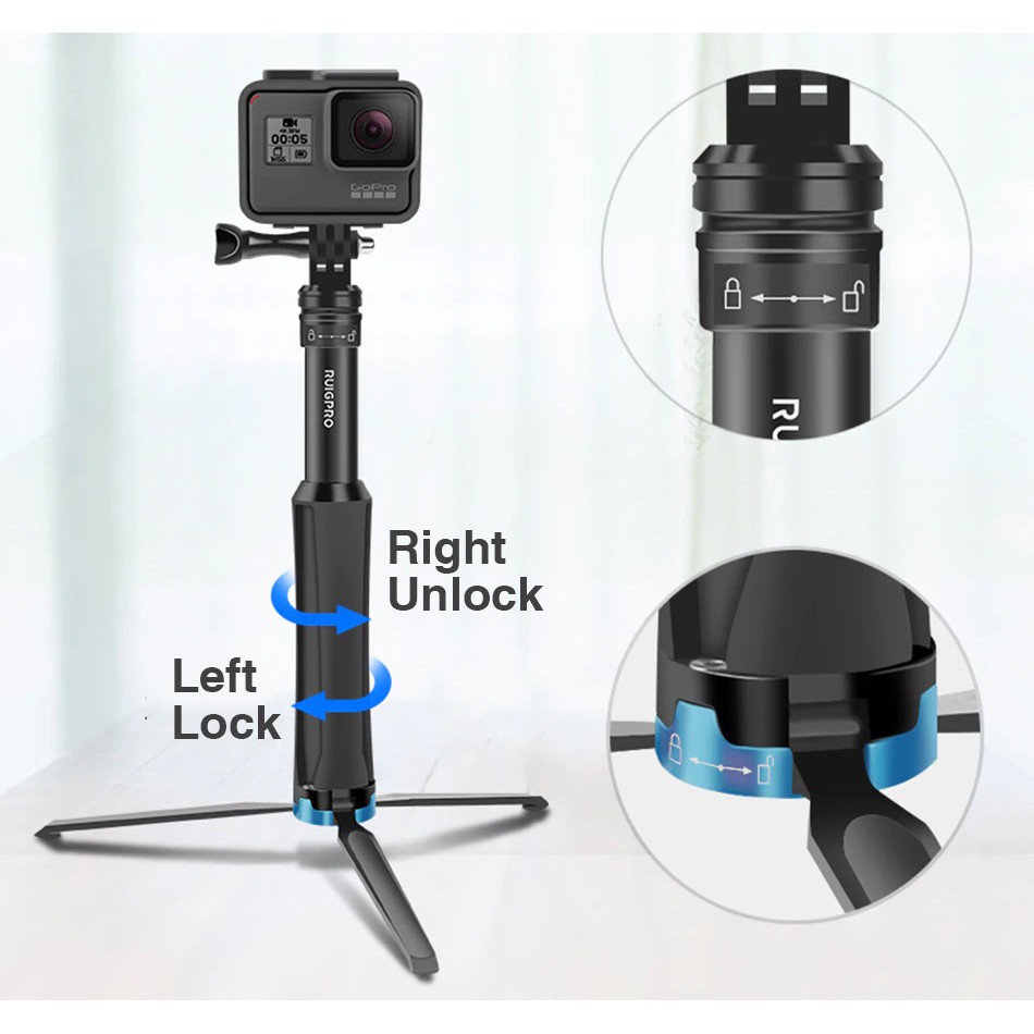 Gậy Gopro có chân RuiGpro