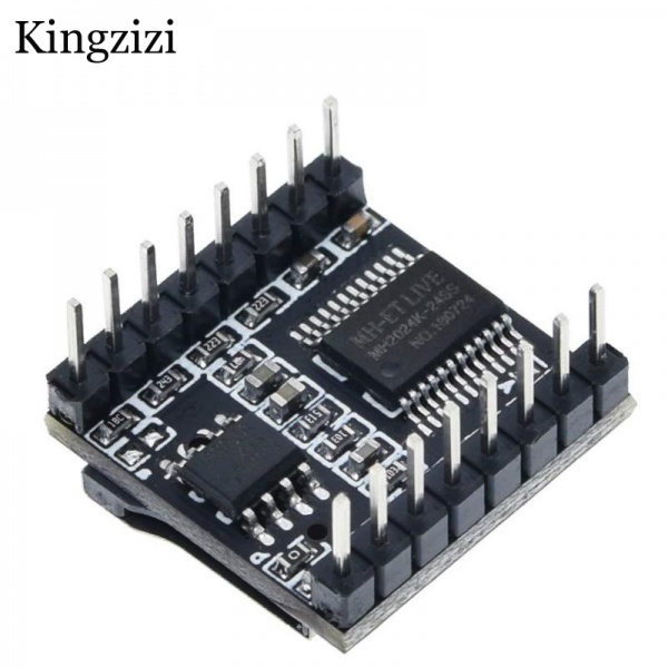Mô Đun Máy Nghe Nhạc MP3 mini MP3 Hỗ Trợ Thẻ TF U-disk IO/ad Cho Arduino DIY