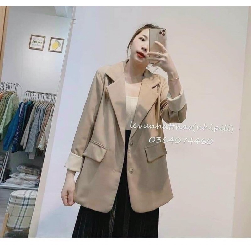 [Ảnh thật/Video] Áo vest blazer 2 lớp siêu hot happyfun | BigBuy360 - bigbuy360.vn