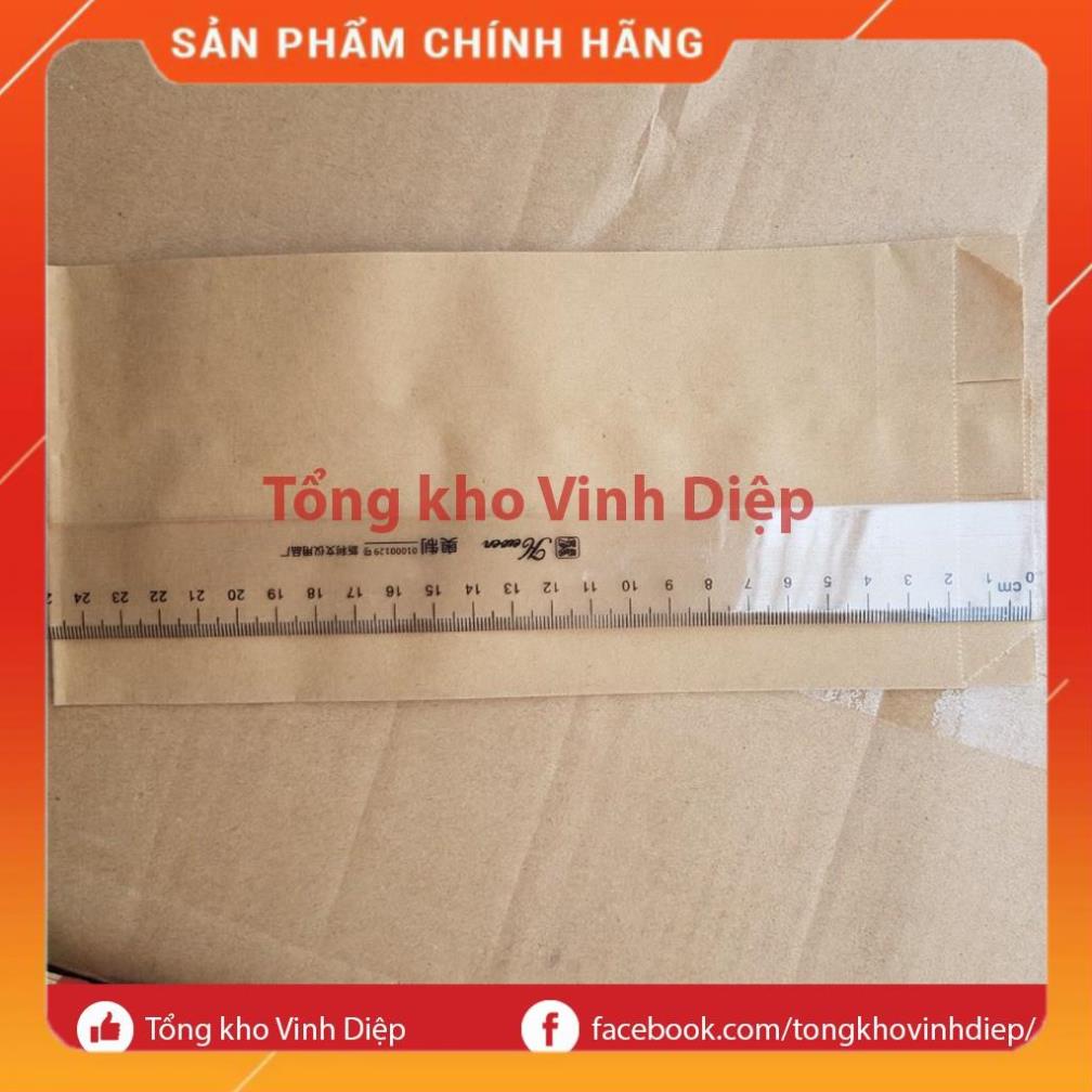 Combo 1 bó 100 túi xi măng, túi kraft 1kg đóng hàng, đựng đồ ăn, hoa quả