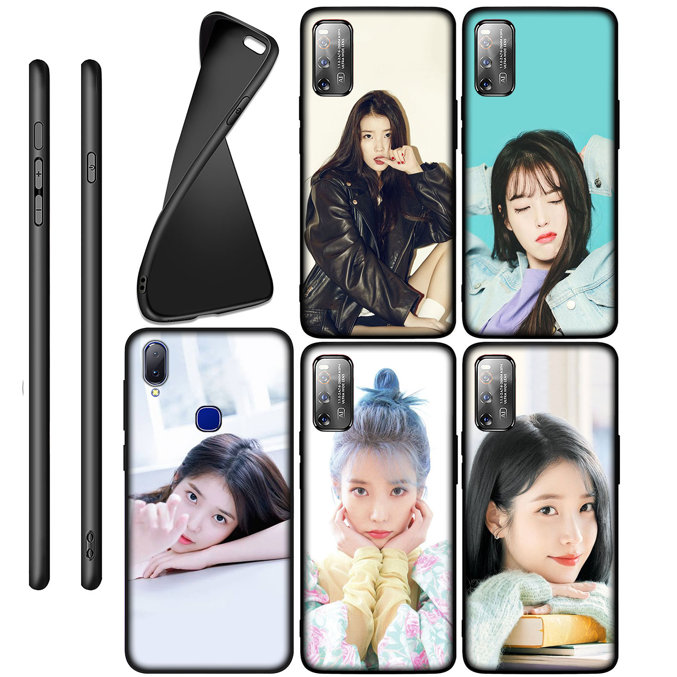 Ốp Điện Thoại Silicon Mềm Hình Iu Lee Ji Eun Cho Samsung Galaxy A9 A8 A7 A6 Plus J8 2018 + A21s A70 M20 A6 + A8 + 6plus