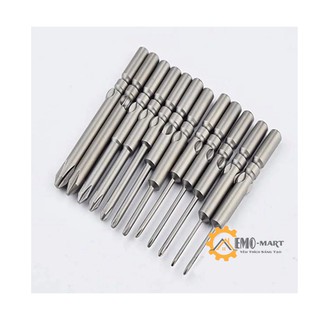 Bộ 10 đầu vặn vít 4 cạnh cao cấp trục 5mm