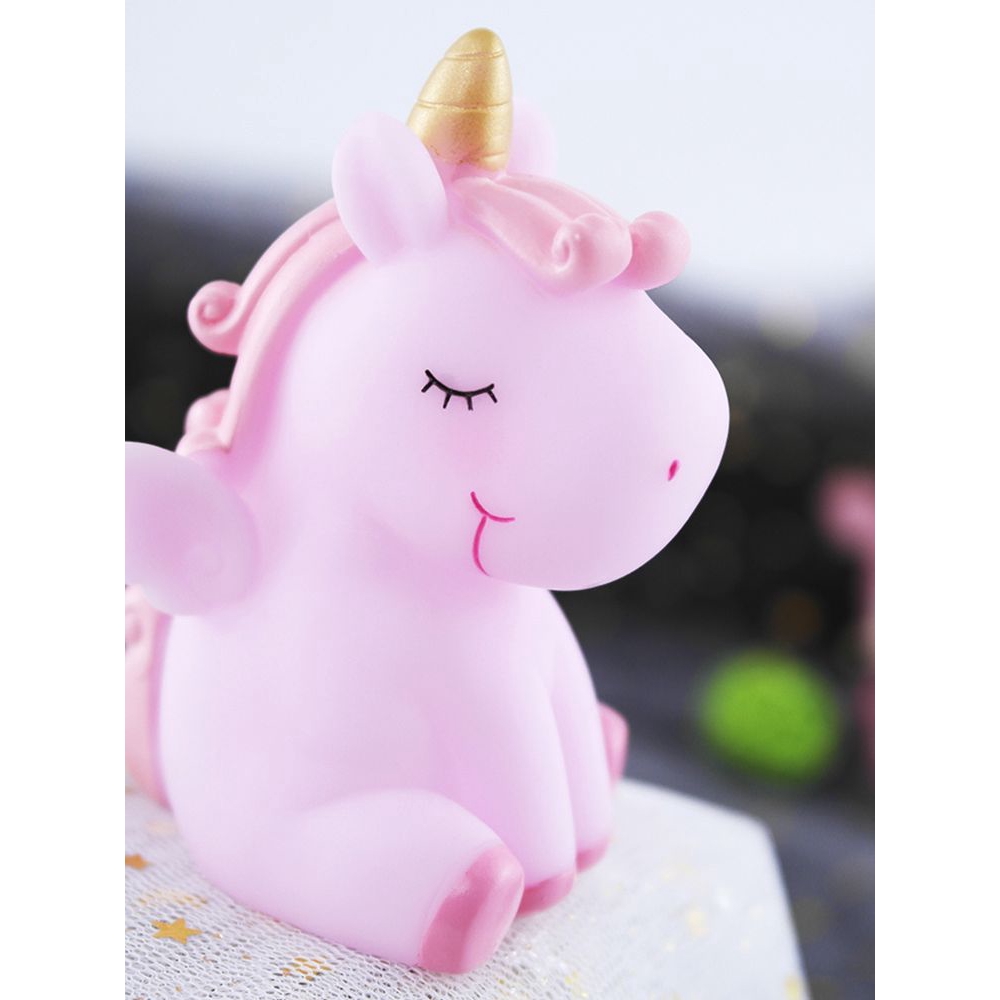 Trang trí ngựa unicorn hồng