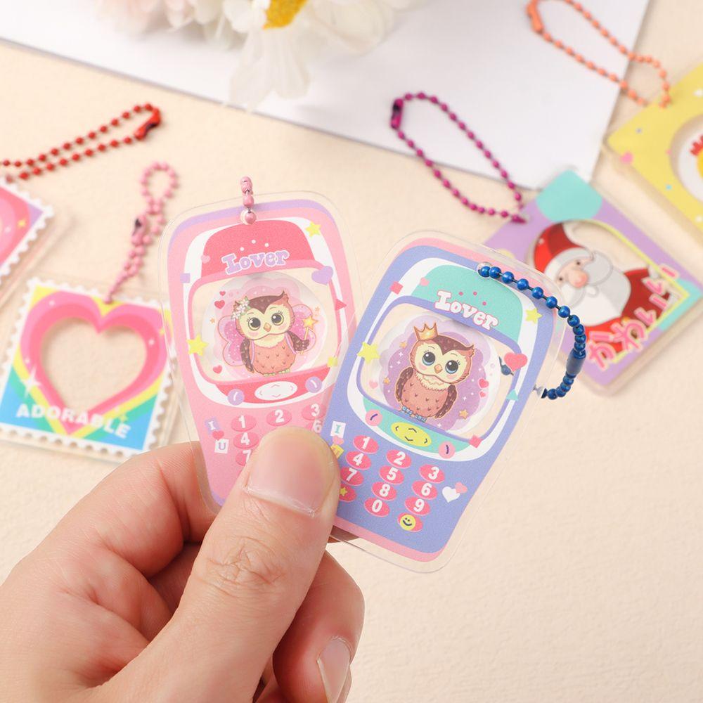 Móc Chìa Khóa Bằng Acrylic Trong Suốt Tiện Dụng Cho Trường Học