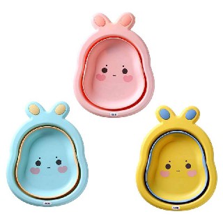 Chậu Rửa Mặt Gấp Gọn Hình Thỏ Đáng Yêu Cho Bé