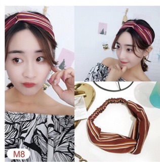 Băng đô vải cài tóc phong cách Hàn