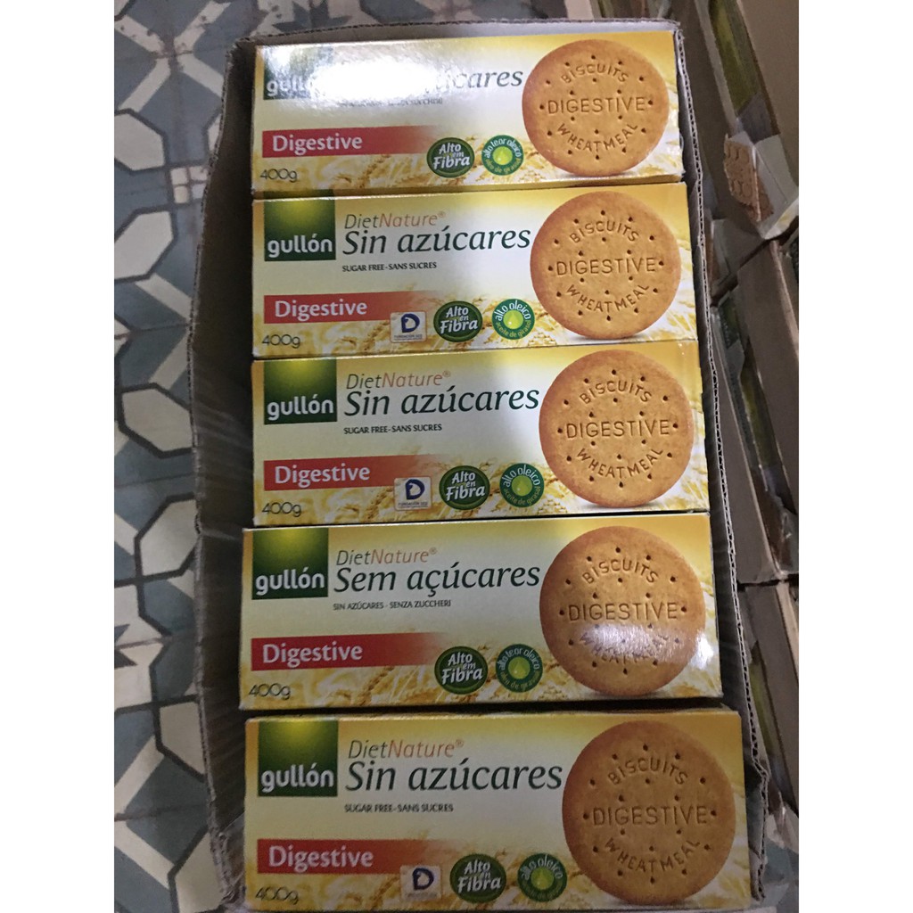Bánh quy GULLON ăn kiêng không đường DIGESTIVE  400G | BigBuy360 - bigbuy360.vn