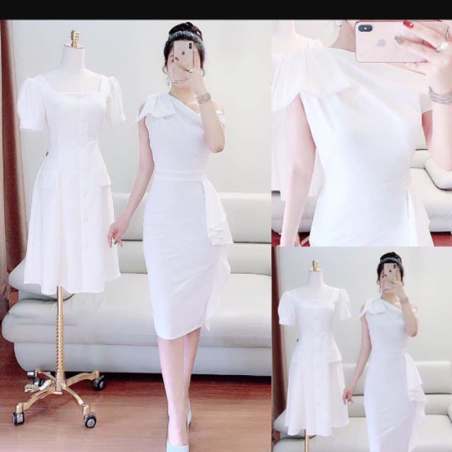 Đầm trắng body nữ 153