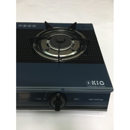 Bếp gas đôi mặt kính cường lực OKIO - Khung sườn, Họng đốt inox cao cấp